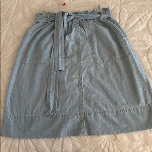 Made of lightweight denim chambray Skirt Size Medium